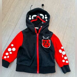 Doodle pants 2T Ladybug backpack sweatshirt